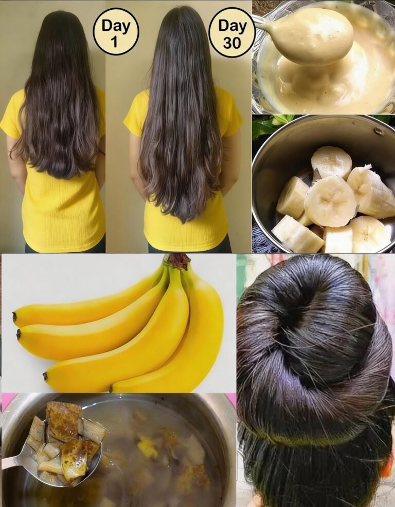 Banana Peels for Gray Hair? Discover the Natural Secret Hiding in Your Kitchen